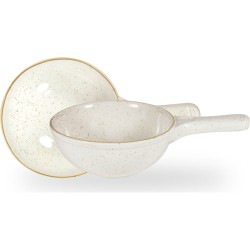 Churchill Stonecast Barley White Deep Skillet 20Oz(Pack of 6)