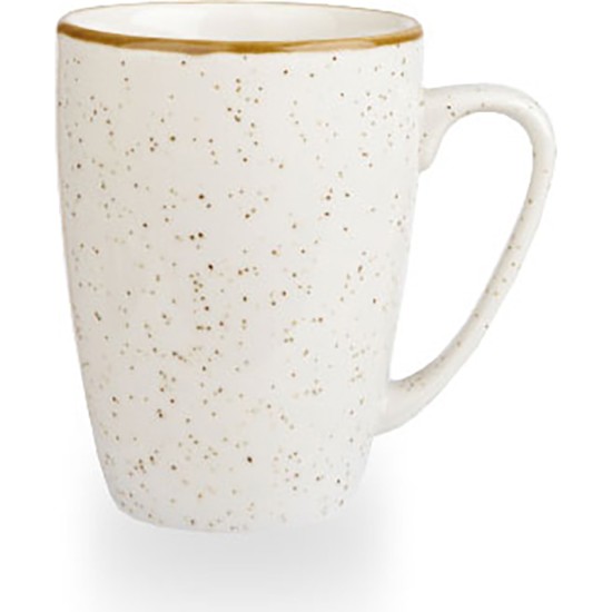 Churchill Stonecast Barley White Profile Mug 12Oz(Pack of 12) Restaurant Supply Images