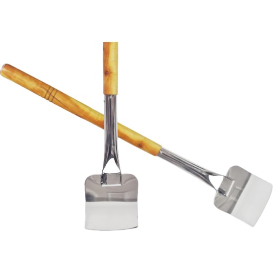 Mixing Palta Stainless Steel With Wooden Handle 30' Catering Supply Images