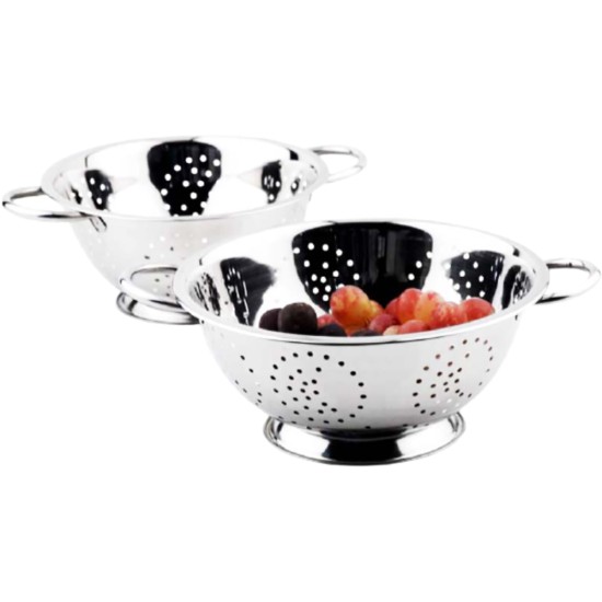 Deep Collander Stainless Steel 34cm Restaurant Supply Images