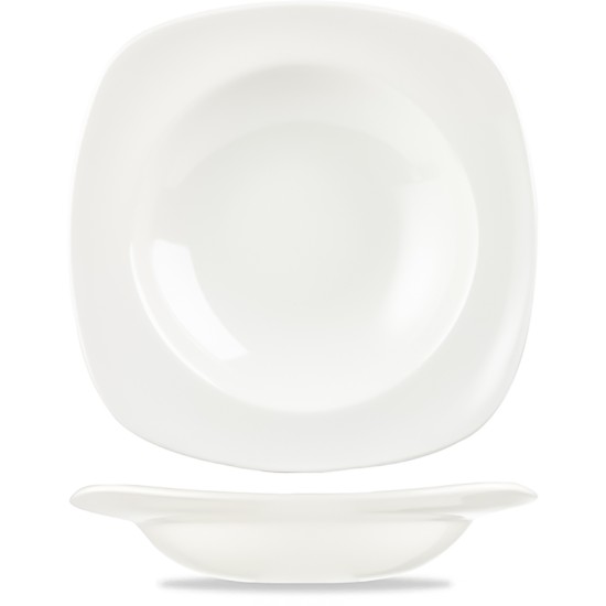 Churchill White X Squared Pasta Bowl 11