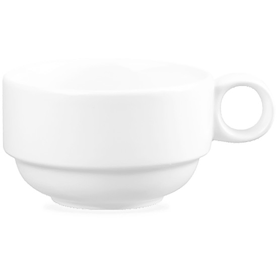 Churchill White Profile Stacking Cup 3.9oz (Pack of 12) Restaurant Supply Images