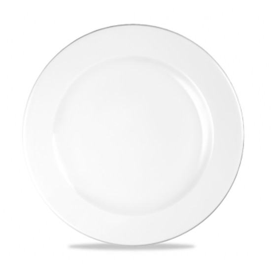 Churchill White Profile Footed Plate 10 1/4