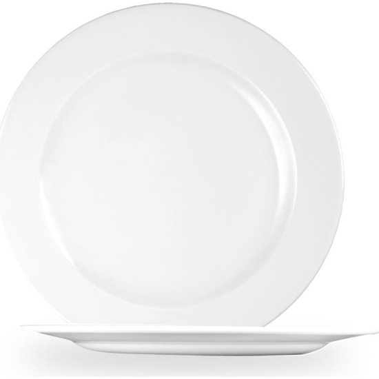 Churchill White Profile Plate 12