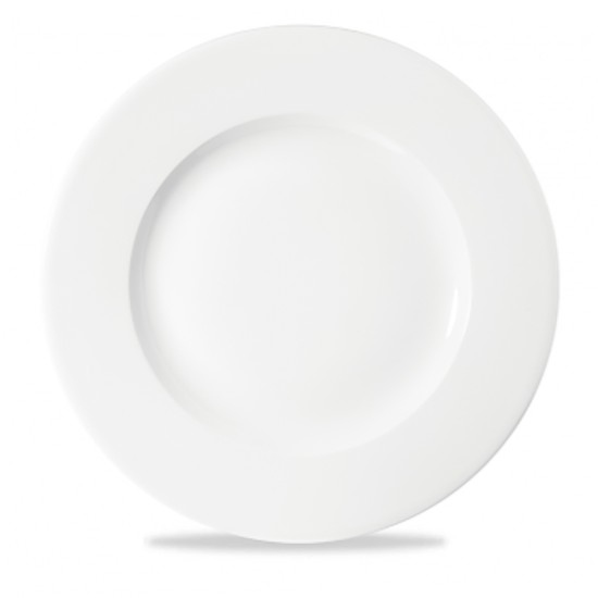 Churchill White Profile Wide Rim Plate 11 7/8