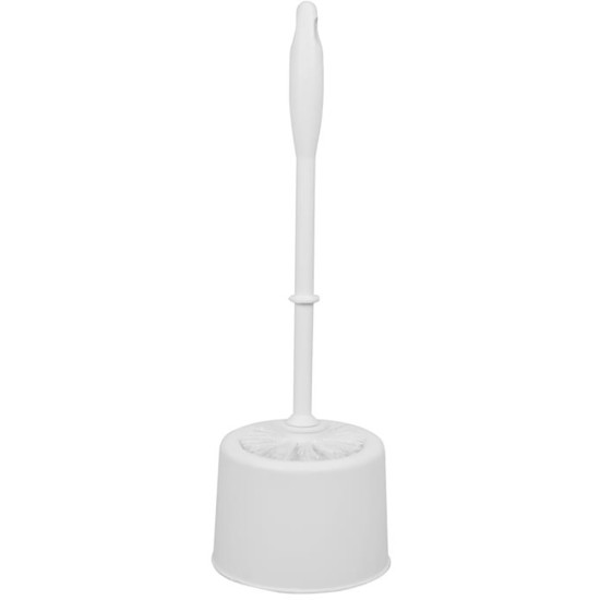 SYR Toilet Brush with Open Bowl Complete White Event Supply Images
